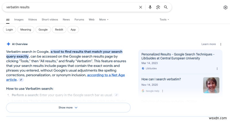 एआई ओवरले के बिना Google खोज + कस्टम फ़ायरफ़ॉक्स खोज इंजन 