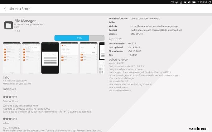 BQ Aquaris M10 Ubuntu संस्करण टैबलेट समीक्षा:प्रदर्शन और सुविधाएँ 